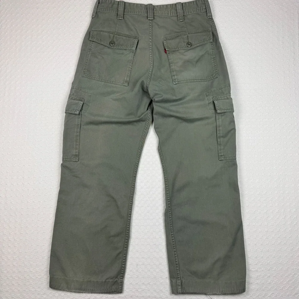 Levis Cargo Pants Utility Gorpcore Men 32x32 (fit 32x30) Green Military Y2K Work
